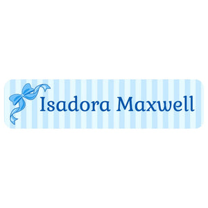 rectangle name labels bow blue