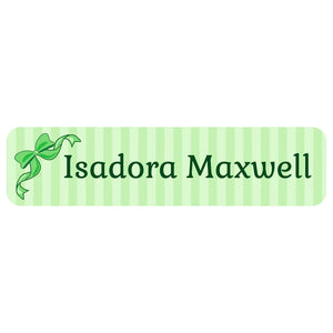 rectangle name labels bow green