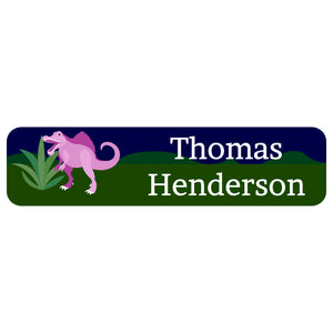 rectangle name labels dinosaurs dark green