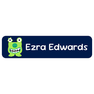 rectangle name labels monsters dark blue