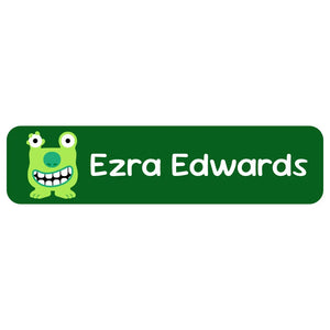 rectangle name labels monsters dark green