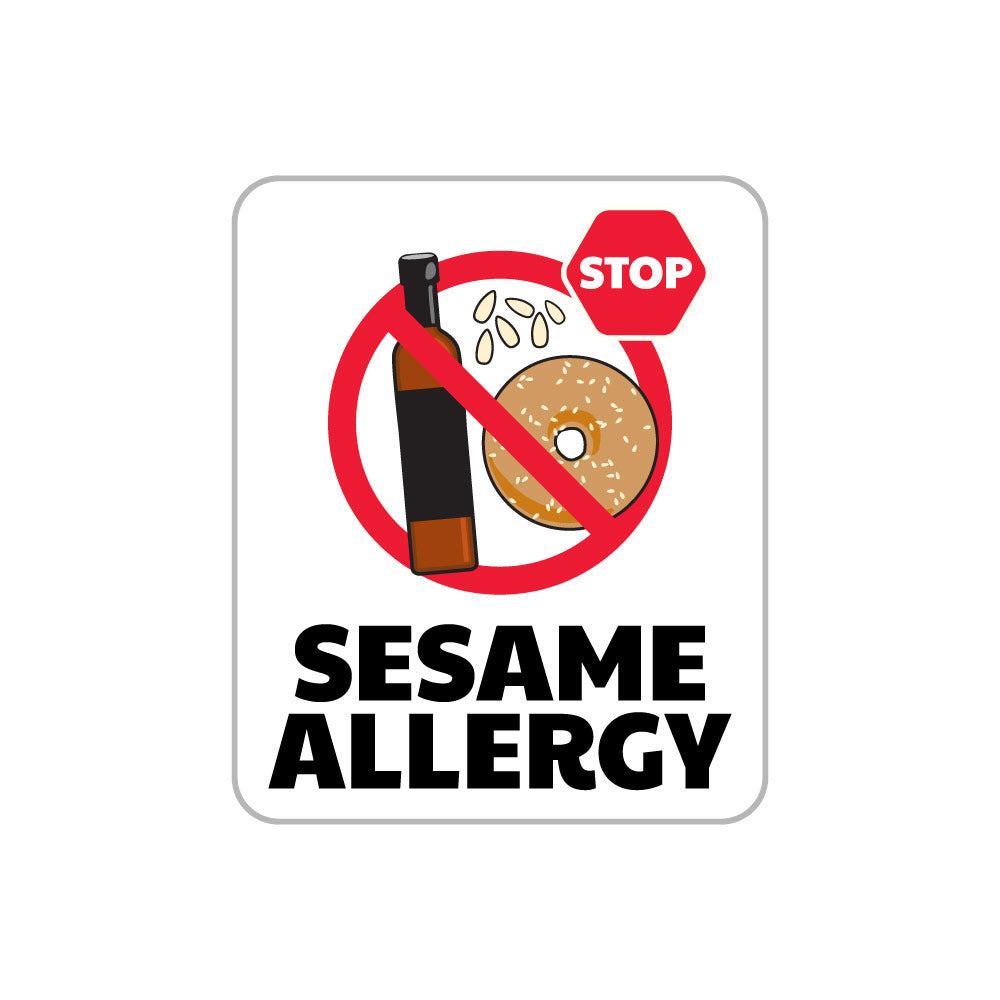 DARKISM ALLERGY 幻覚308 ステッカー付き Sesame Allergy Waterproof Stickers | Name Bubbles
