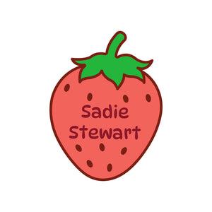 strawberry name labels