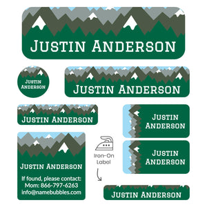 Mountain Top Sleepaway Camp Labels Pack
