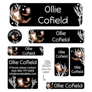 sleepaway labels pack otter black