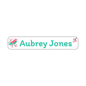 slim rectangle iron-on name stickers in roller