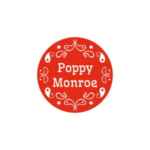 circle clothing labels western americana