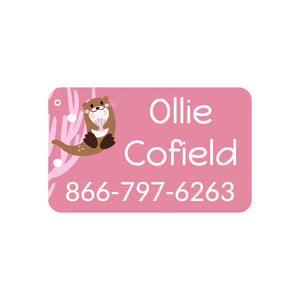contact clothing labels otter muted pink