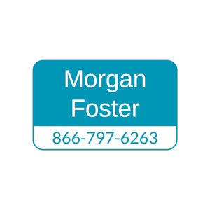 contact iron on labels for kids stacked turquoise