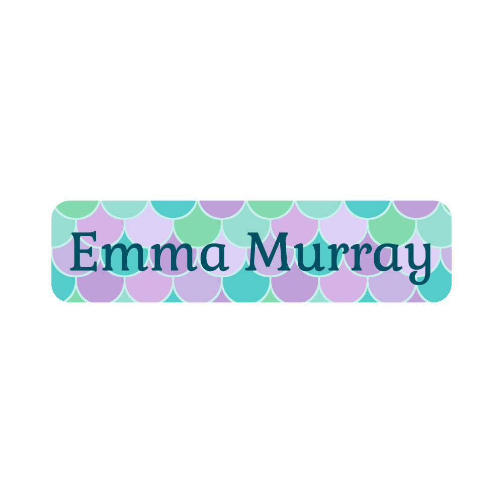 Personalised Stick On Name Labels Stickers Tags, For School, Kids Waterproof