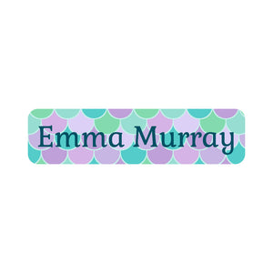 small rectangle name labels mermaid pattern ariel