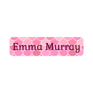 small rectangle name labels mermaid pattern melody