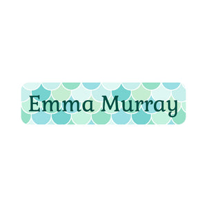 small rectangle name labels mermaid pattern oceana