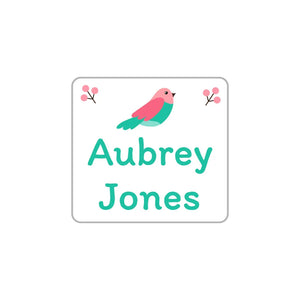 square clothing name labels for kids in roller