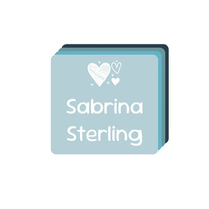 square clothing labels doodle hearts arctic popsicle