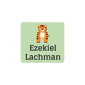zoo animals aloe square clothing labels