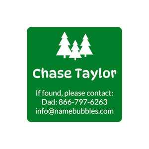 contact labels campsite elementary