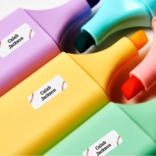 Custom Extra Small Rectangle Name Labels | Name Bubbles