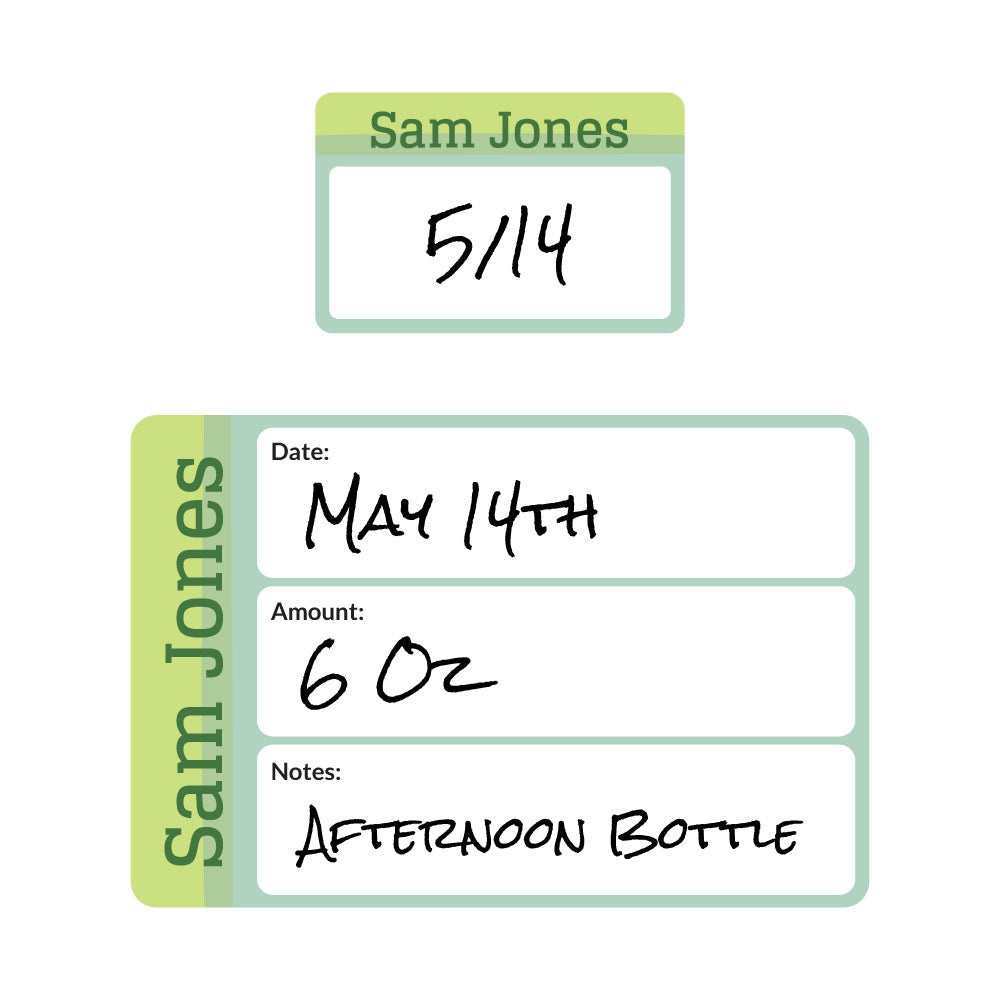 InchBug Date Stickies Removable Labels Food Baby Bottles Date Stickies ...