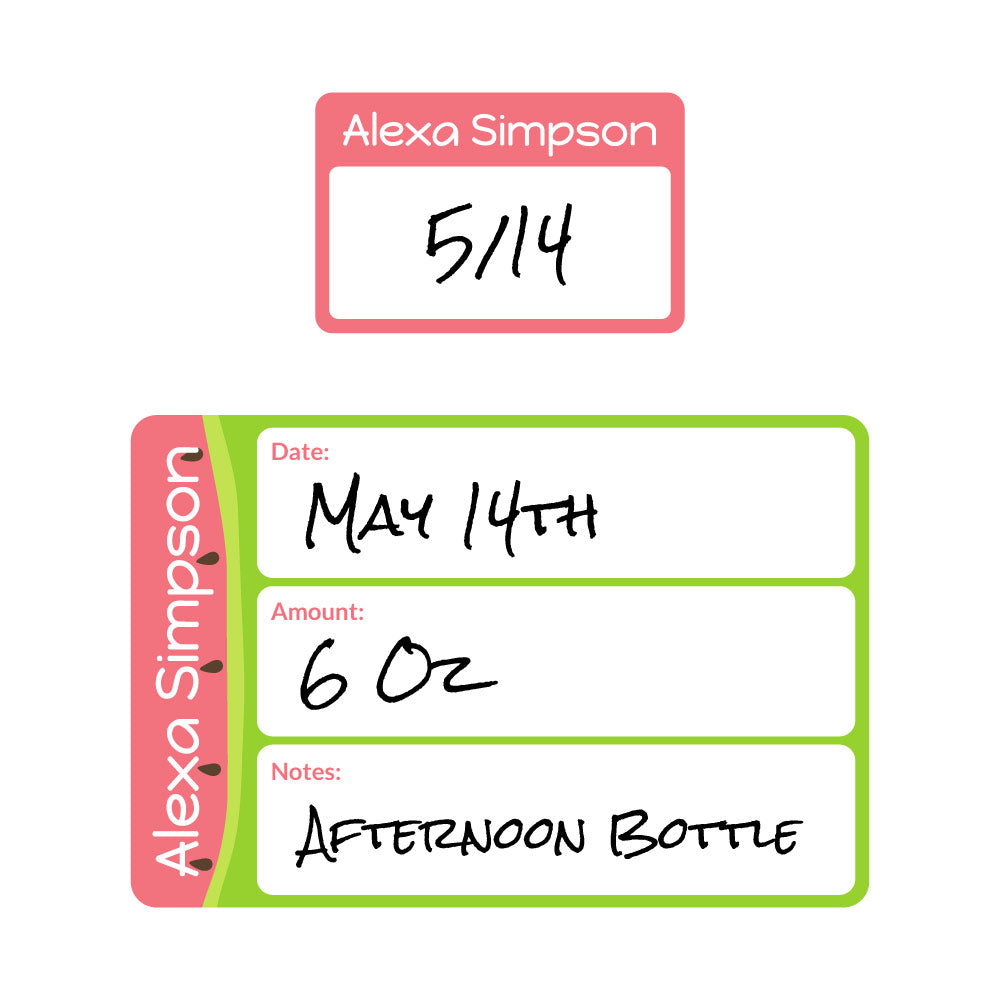Name and Date Write-On Labels