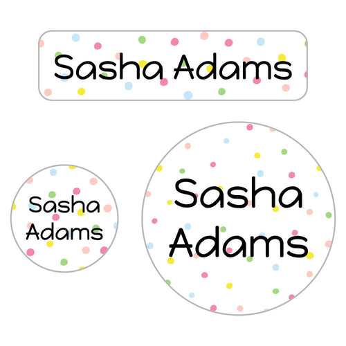 Pom Pom Baby Labels For Daycare Name Bubbles