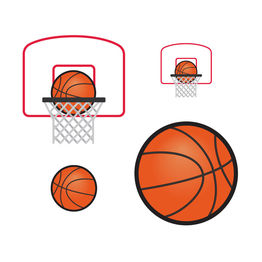 Basketball Waterproof Stickers | Name Bubbles basketball-waterproof-stickers-name-bubbles