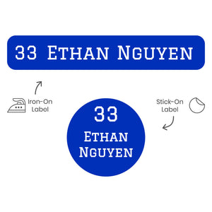 jersey sapphire camp clothing labels pack