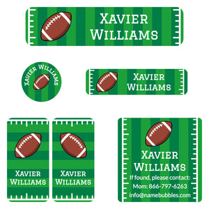 football camp labels pack