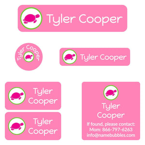 multicolor icon camp labels pack