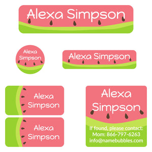 watermelon camp labels pack