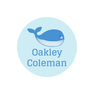 whale name tag labels