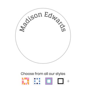 write-on name labels