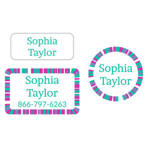 confetti clothing labels pack