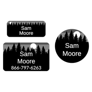 forest sky clothing labels pack