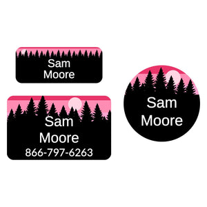 forest sky clothing labels pack