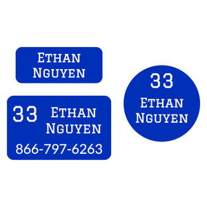 jersey clothing labels pack
