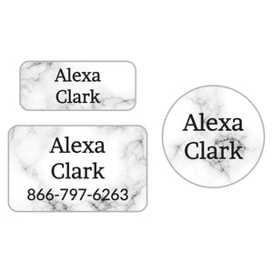 marble clothing labels pack