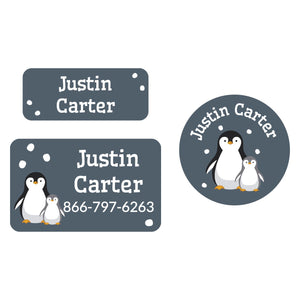 penguins clothing labels pack