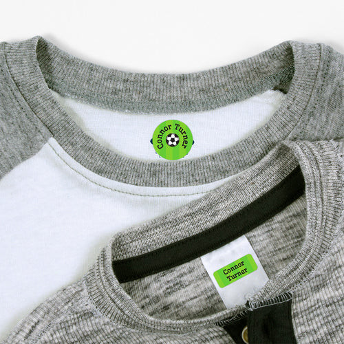Soccer Clothing Labels Pack | Name Bubbles