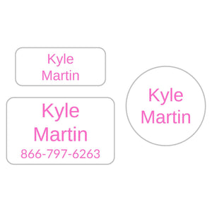 stick on labels for clothing