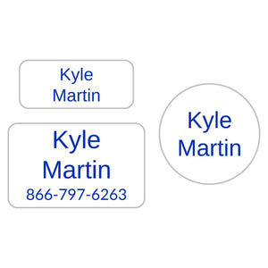 stick on labels for clothing