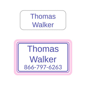 college labels pack bands lilac love
