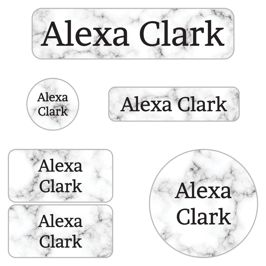 Marble Labels: Name Labels for Daycare
