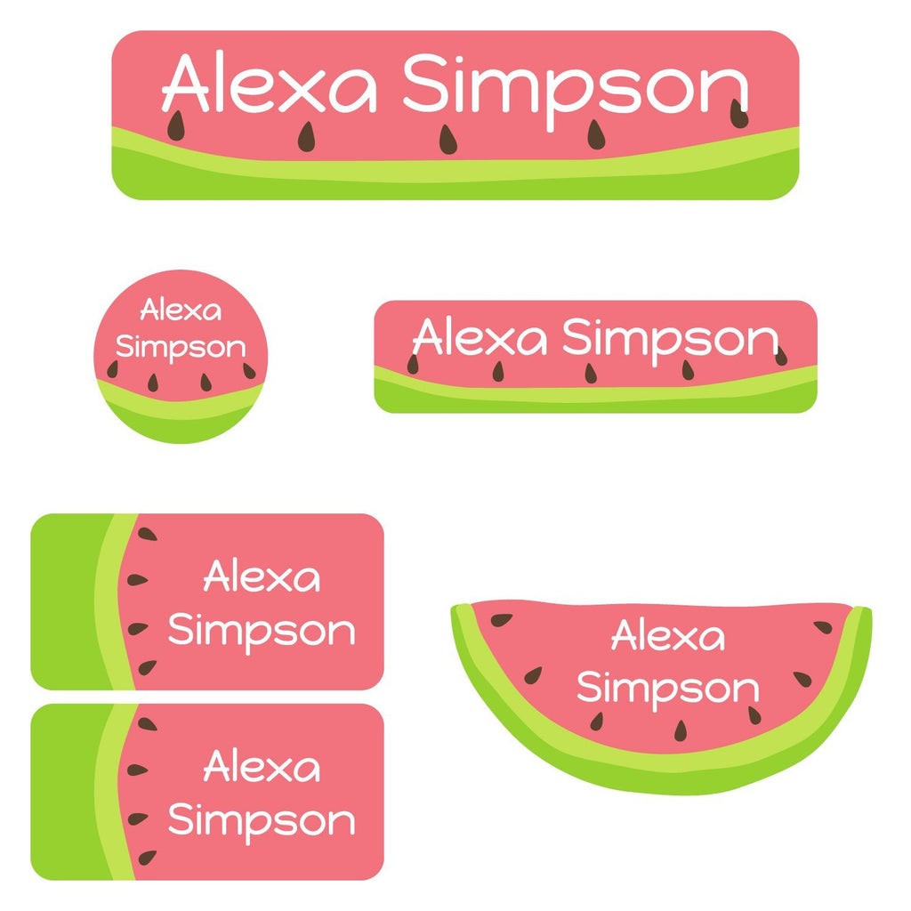 Watermelon Labels for Daycare