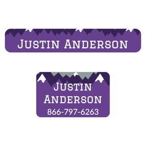 name tag iron-on labels