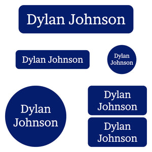 kindergarten labels pack one color Indigo