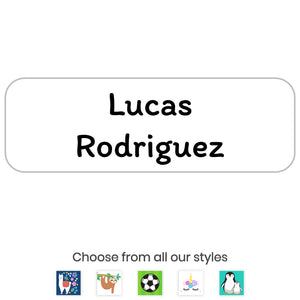 Rectangle Labels | Name Bubbles