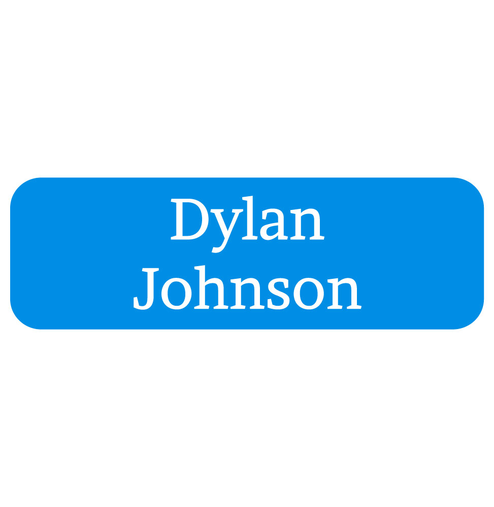 how to pronounce gear One Color Large Rectangle Name Labels