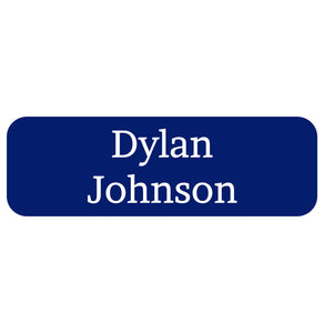 large name labels one color indigo