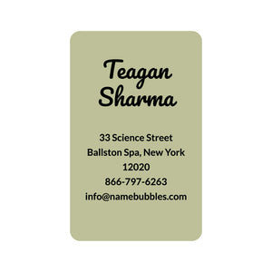 luggage tag labels neutral color sage